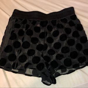 Victoria’s Secret Mesh Polka Dot Pajama Shorts